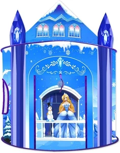 Princess Play Tent for Girls Ice Castle Imaginative Fairy Tale Pretend Game Pla - Picture 1 of 7