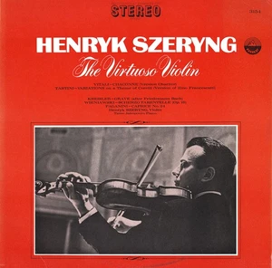 SZERYNG Violin VITALI TARTINI KREISLER WIENIAWSKI PAGANINI Everest SDBR-3154 EX - Imagen 1 de 3