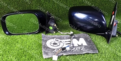 Пара оригинальных электрических боковых зеркал для дверей Lexus LS430 2001-2006 годов выпуска от оригинального производителя JDM б/у - Изображение 1 из 4