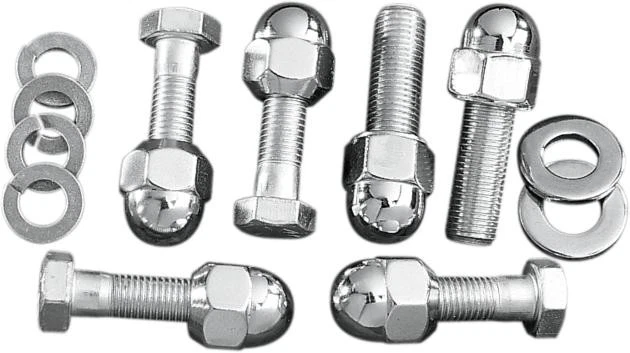 Kit de herrajes Colony Acorn Fender Strut cromado #7207-8 Harley Davidson Foto 1 de 1