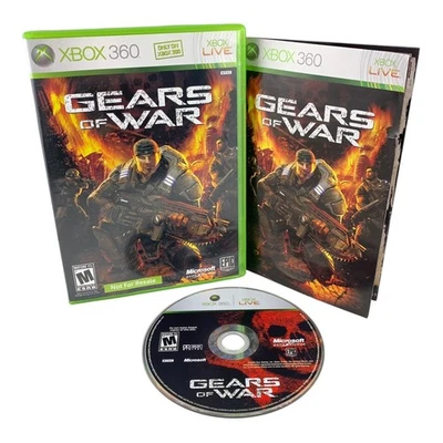 Gears of War (Microsoft Xbox 360, 2006) GoW Shooter Action Epic Complete CIB! - Image 1 of 4