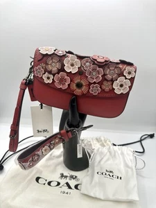 Bolso Bandolera NUEVO CON ETIQUETAS COACH 1941 TEA ROSE DINKY ROJO LAVADO ¡MUY DIFÍCIL DE ENCONTRAR! RARO! - Imagen 1 de 19