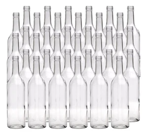 Juego de botellas de 6 galones Home Brew Ohio: Claret transparente/Burdeos (36 botellas) - Imagen 1 de 4