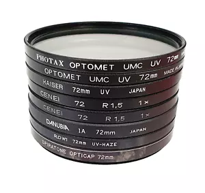 Diverse Various UV Sky Skylight Objektiv Lens Filter Set E72 72 72mm 4265/20 - Bild 1 von 3