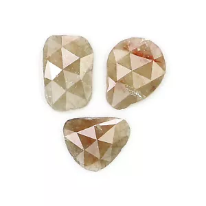 1,24 Karat natürlicher loser Scheibenschliff Diamant 7,20 mm grau braun Farbe Diamant LQ3064 - Bild 1 von 8