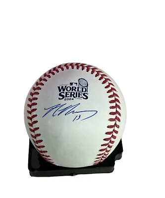 MAX MUNCY DODGERS SIGNED 2024 WORLD SERIES BASEBALL PSA - Image 1 of 2
