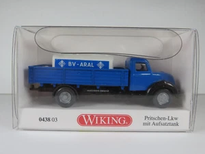 Wiking Modelle, Magirus Sirius Pritschen-Lkw m. Aufsatztank, Wiking-Nr. 0438 03 - Bild 1 von 13