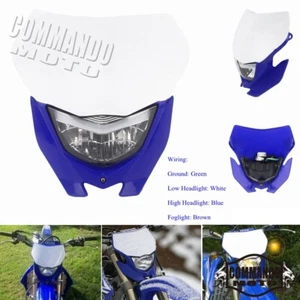 Motocross Headlight 12V 35W For Yamaha WRF250/400/426/450 YZ TTR110 230 250 450 - Picture 1 of 8