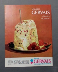 PUB WERBUNG ALTE ANZEIGE CLIPPING 270917 / EIS GERVAIS UND SCHMELZEN DES VERGNÜGENS - Bild 1 von 1