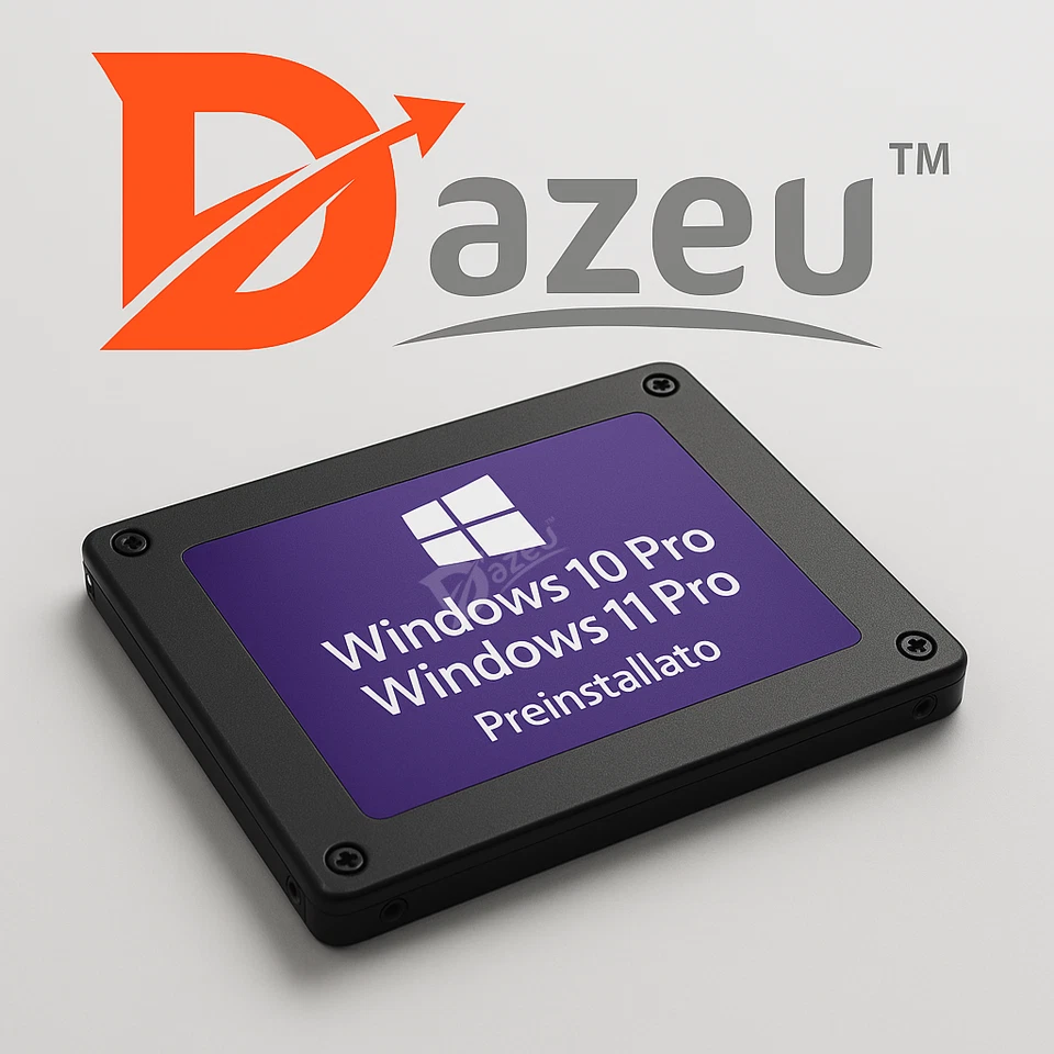 💥SSD Con Win 10 Pro / Win 11 Pro, 256GB, 500GB, Preinstallato + Licenza🚀 - Immagine 1 di 1