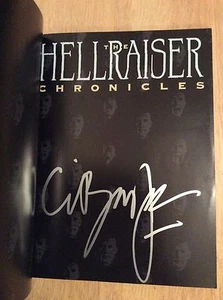 SIGNED by Clive Barker - The Hellraiser Chronicles SC PB + Pic New Unread - Picture 1 of 12