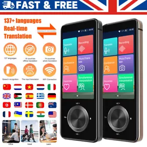 Portable Wifi 137 Languages Translator Two-Way Real Time Smart Voice Instant New - Picture 1 of 12