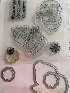 Schneemänner Stempel und Stanzen. - Bild 1 von 1