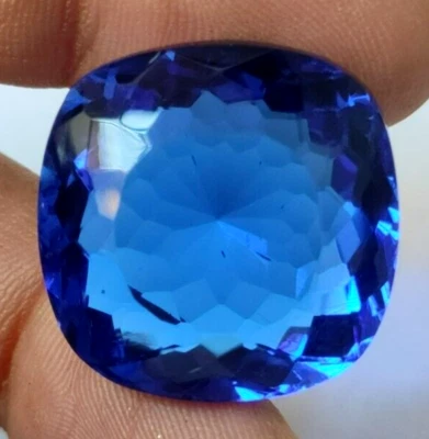 67.00 Ct. Large Blue Tanzanite Cushion Cut Loose Gemstone for Pendant Bracelet - Image 1 of 4