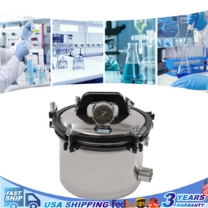 8L Autoklav Dampfsterilisator Dentalgeräte Sterilisation Medizinischer Sterilisator - Bild 1 von 21