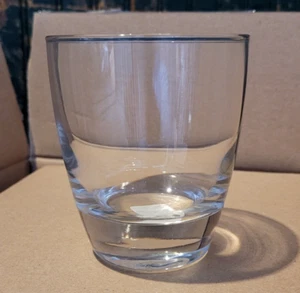 POTTERY BARN 13 UNZEN DOUBLE OLD-FASHIONED GLASS, SET OF 4 GLASSES, MADE IN USA! - Bild 1 von 1