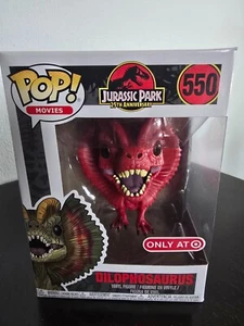 Funko pop! Jurassic Park Dilophosaurus (Red) 550 Target Exclusive W/protector - Picture 1 of 8