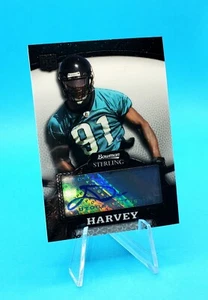 2008 Bowman Sterling Derrick Harvey #105 Rookie Auto RC Jaguars Jacksonville - Picture 1 of 3