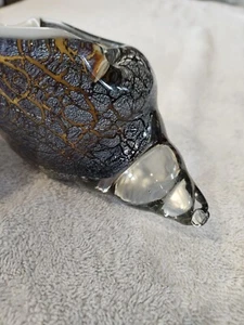 Handmade Art Glass Conch Shell by SPI Murano Style 9 Inches - Picture 1 of 8