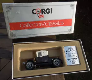 Vintage CORGI Collectors Classics 1910 12/16 Renault diecast Car C862/2 Brown - Picture 1 of 7