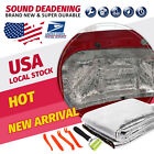 Sound Noise Deadener Heat Shield Insulation Mat For Car Firewall Hood Engine Bay