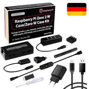 Geeekpi Raspberry Pi Zero 2 W Case Kit with Raspberry Pi Zero 2 W Aluminum Passi - Bild 1 von 5