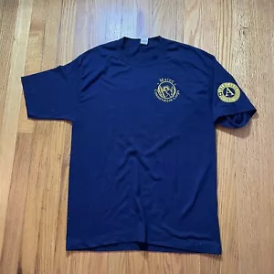 Vintage MAINE CONSERVATION CORPS T-Shirt Size LARGE SINGLE STITCH USA AMERICORPS - Picture 1 of 6