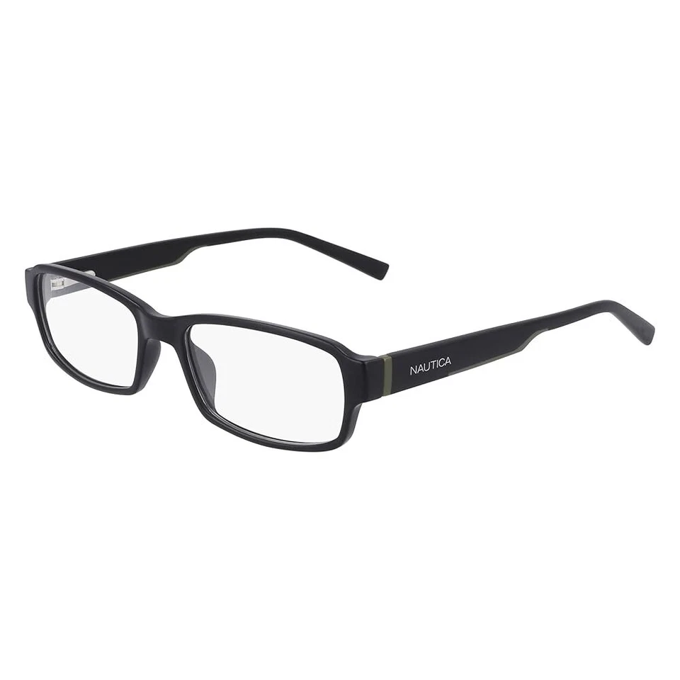 Nautica Men's Rectangular 54mm Eyeglasses Matte Black N8174-005 - Image 1 of 1