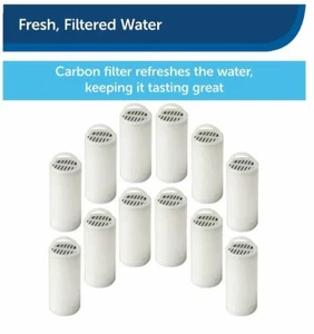 PetSafe Drinkwell PAC00-16152 12-PK Premium Carbon Genuine Petsafe Filters- NEW - Picture 1 of 4