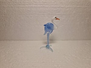 Vintage Vogel Miniatur Glas 70er Jahre - Bild 1 von 8