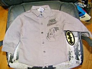 New DC Comics Batman Snap Up Jacket Size 2T Denim Type of Material 100% cotton - Picture 1 of 2