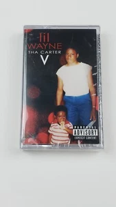 Lil Wayne Tha Carter V Black Cassette Factory Sealed Brand New Rap Hip-Hop - Picture 1 of 3