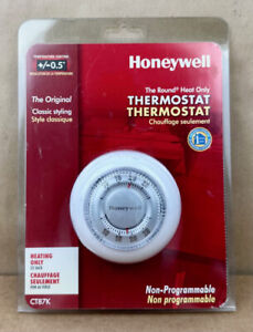 NEW Honeywell Classic CT87K The Round Non-Programmable Heat-Only Thermostat