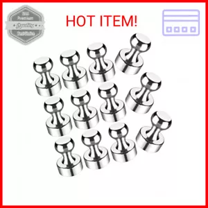 12Pcs Small Strong Magnets for Whiteboard, Fridge, Kitchen, Office - Picture 1 of 2