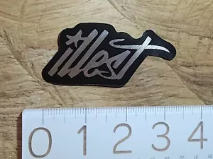 ILLEST STICKER Ill sticker Metallic Sticker ILLEST Decal Metallic Decal - Picture 1 of 1