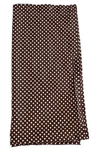 Garnet Hill French Dot Brown White Fabric Shower Curtain 72.5”x71” Polka Dots - Picture 1 of 14