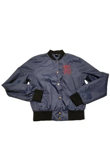 Disney BAYMAX Big Hero 6 Giubbotto Bomber Nylon per Bambini Taglia Small Blu Navy *LEGGI - Foto 1 di 21