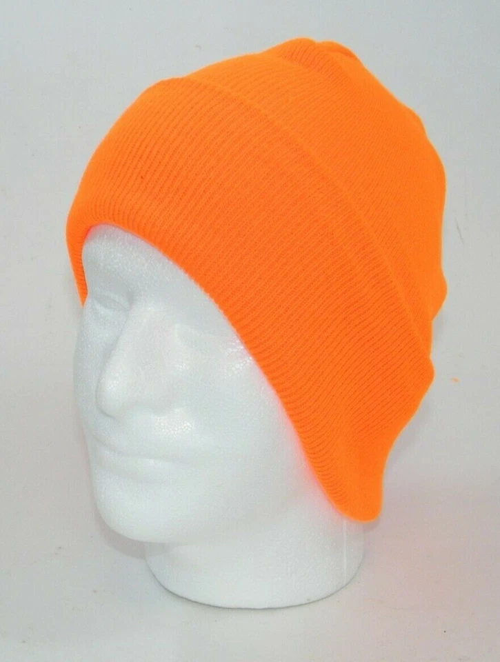 (9) GORROS DE PUNTO CP90 NARANJA NEÓN PORT & COMPANY Foto 1 de 4