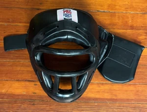 Pro Force Mixed Martial Arts Mask/Headgear w/Hook & Loop Backstrap Size: Medium - Picture 1 of 7