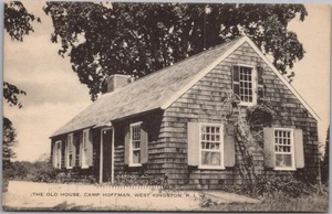 Vintage 1935 West Kingston RI -CAMP HOFFMAN Postcard GIRL SCOUTS "The Old House" - Picture 1 of 2