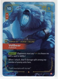 Riftbound League Of Legends Origins Foil Card OGN 041 Volibear Furious - Picture 1 of 1