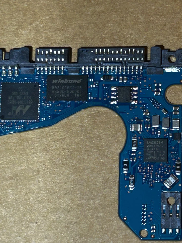 Seagate Hard Drive PCB Controller Board 100809471 Rev A - Scheda donatrice per riparazione - Immagine 1 di 4