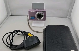 Samsung L100 digitol Camera PINK Works great with Charger & case RARE - Picture 1 of 10