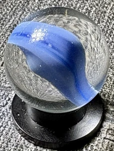 VTG  Peltier - Blue Banana Cats Eye. Marble .65” NM - Picture 1 of 6