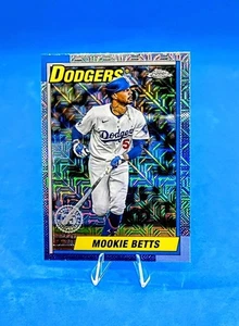Mookie Bette Blue Mojo RIFRATTORE Cromato Throwbavk SP Inserto Holo - Dodgers - Foto 1 di 2