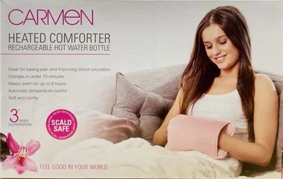 Carmen Heated Comforter Rechargeable Hot Water Bottle - Scald Safe Model C85017P - Image 1 of 3