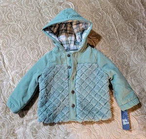 Carter's Baby Bgosh Quilted Sherpa Jacket 18 Months Boy Girl New With Tags - Picture 1 of 7