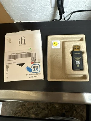 iFi iSilencer+ USB Audio Noise Eliminator with ANC2 Black - Image 1 of 4