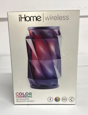 Беспроводной перезаряжаемый Bluetooth-динамик iHome IBT70B с изменением цвета - Изображение 1 из 2