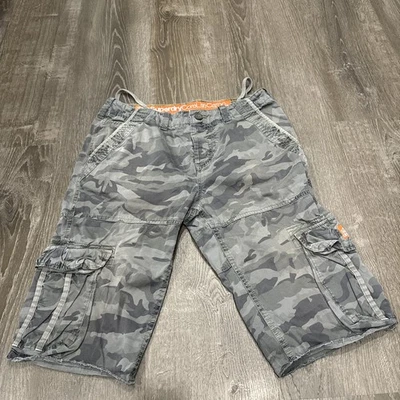 Pantalones Cortos Y2k Superdry Hombre L Verde Core Cargo Lite Camuflaje Bolsillos Utilitarios Ejército Foto 1 de 4